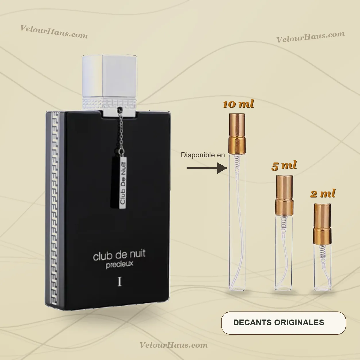 Armaf Club de Nuit Précieux 1 Extrait con frasco de origen y decants de 10 ml, 5 ml y 2 ml