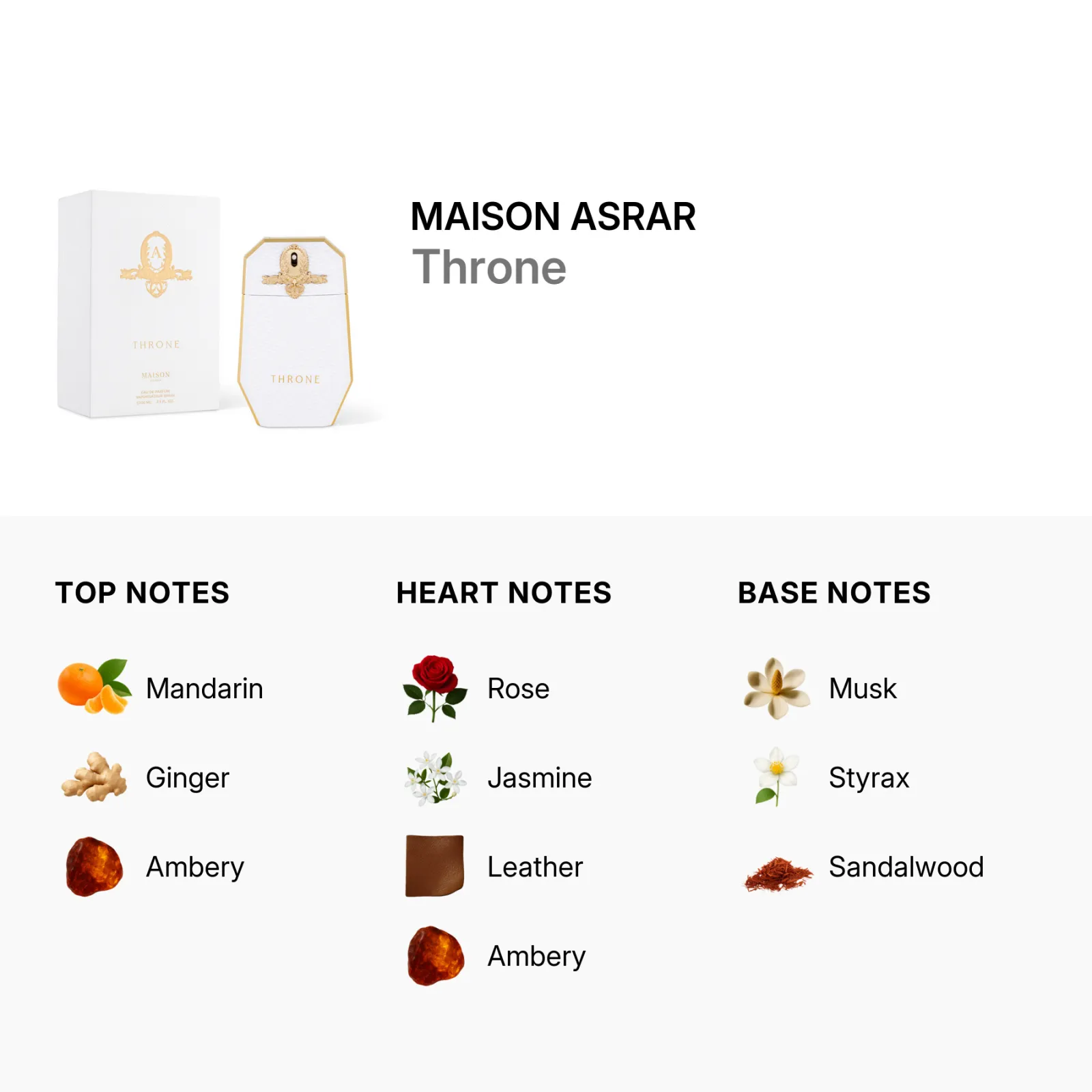Maison Asrar Maison Asrar Throne EDP 100ml, vista principal.