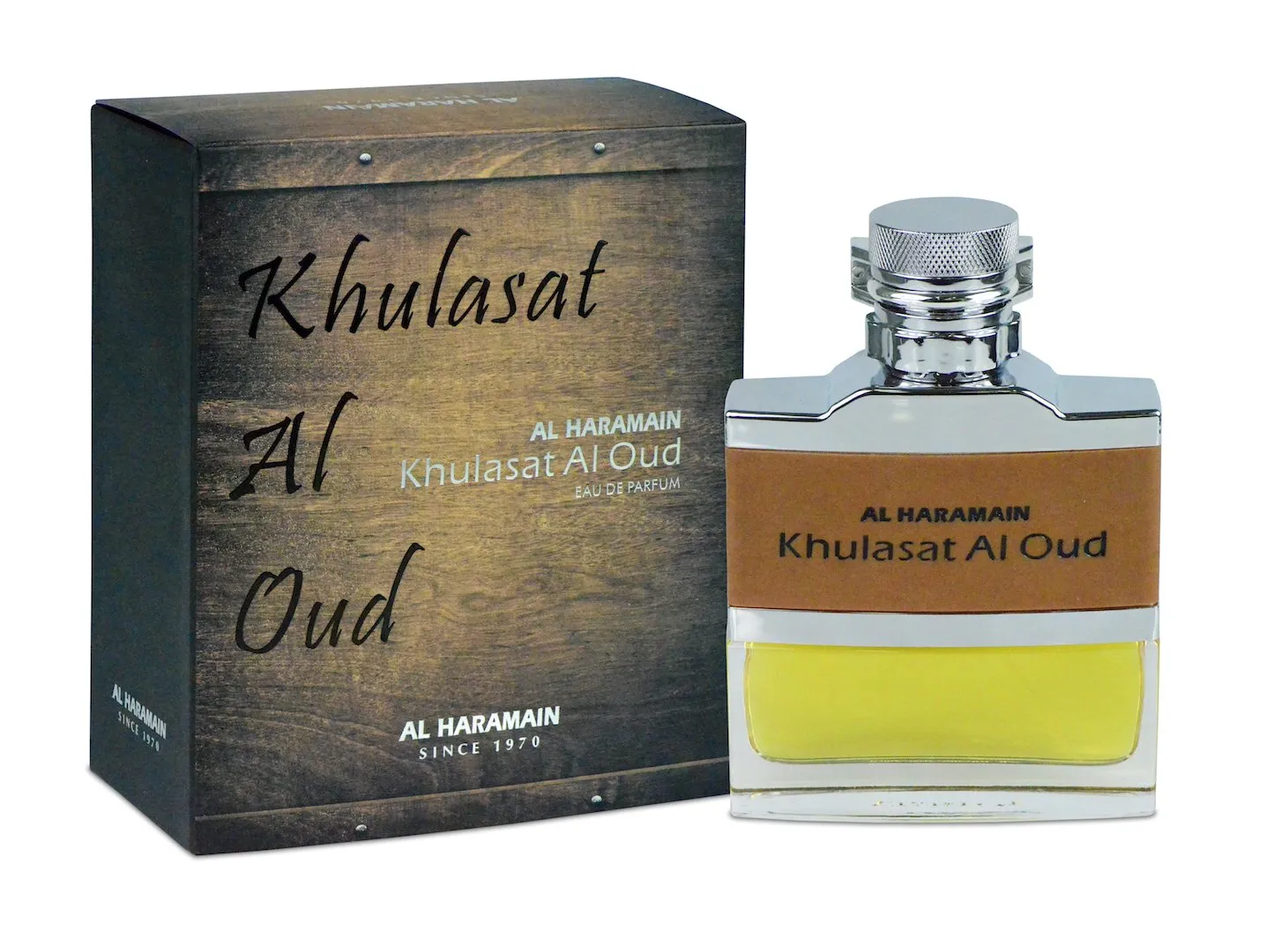 Al Haramain Al Haramain Khulasat Al Oud EDP 100ml, vista principal.