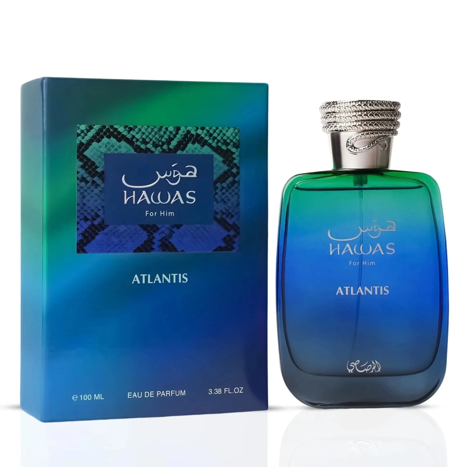 Rasasi Rasasi Hawas Atlantis EDP 100ml, vista principal.