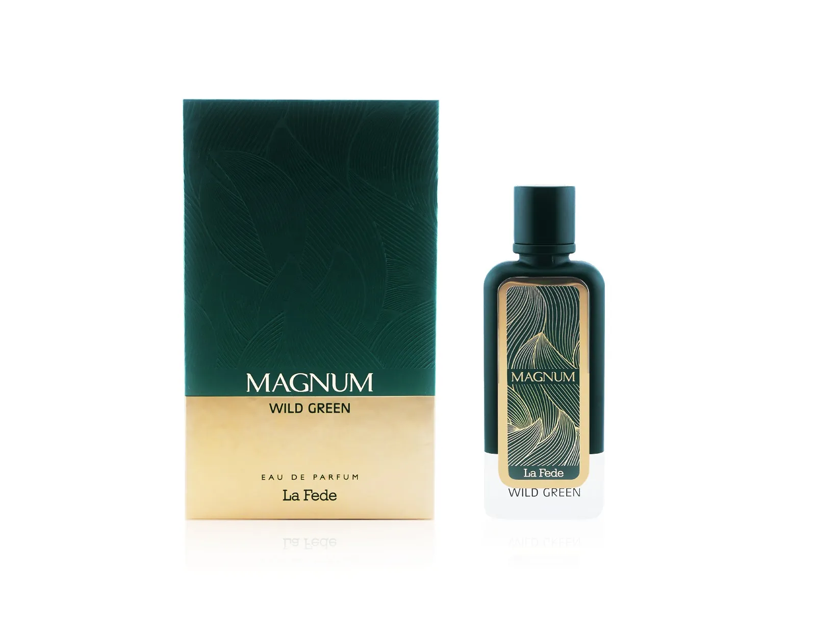 Khadlaj Khadlaj La Fede Magnum Wild Green EDP 100ml, vista principal.