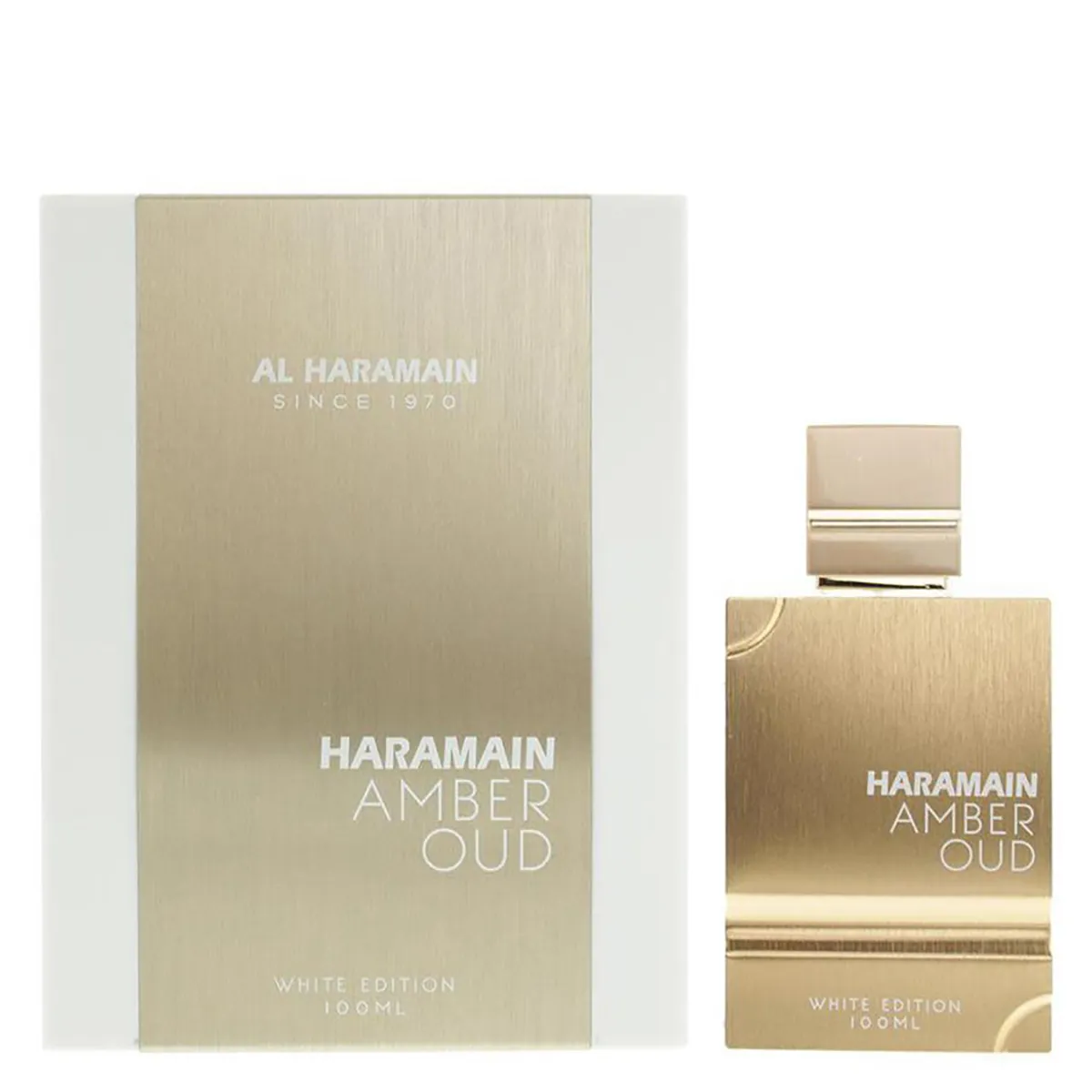 Al Haramain Al Haramain Amber Oud White Edition EDP, vista principal.