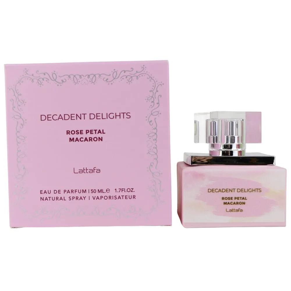 Lattafa Lattafa Decadent Delights Rose Petals EDP 50ml, vista principal.