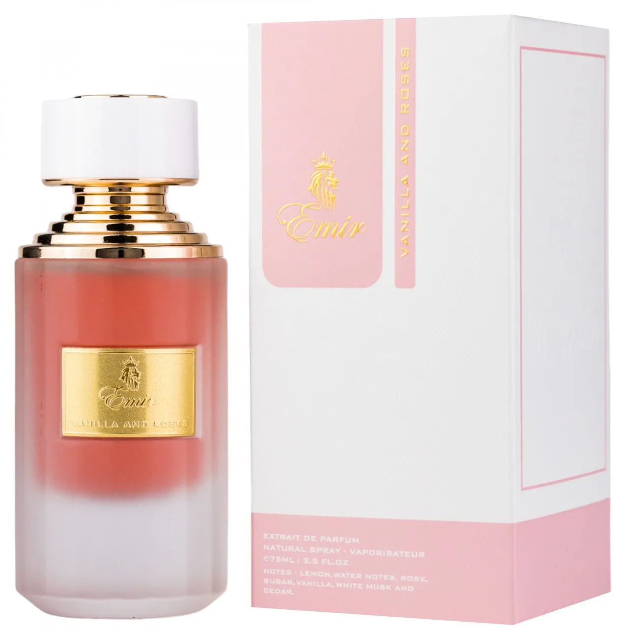 Paris Corner Paris Corner Emir Vanilla and Roses EDP 75ml, vista principal.