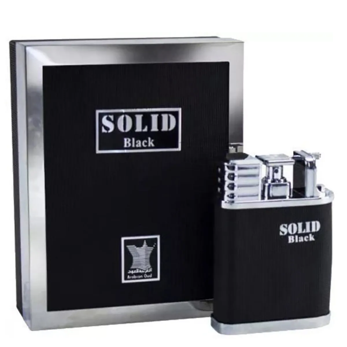 Arabian Oud Arabian Oud Solid Black EDP 75ml, vista principal.