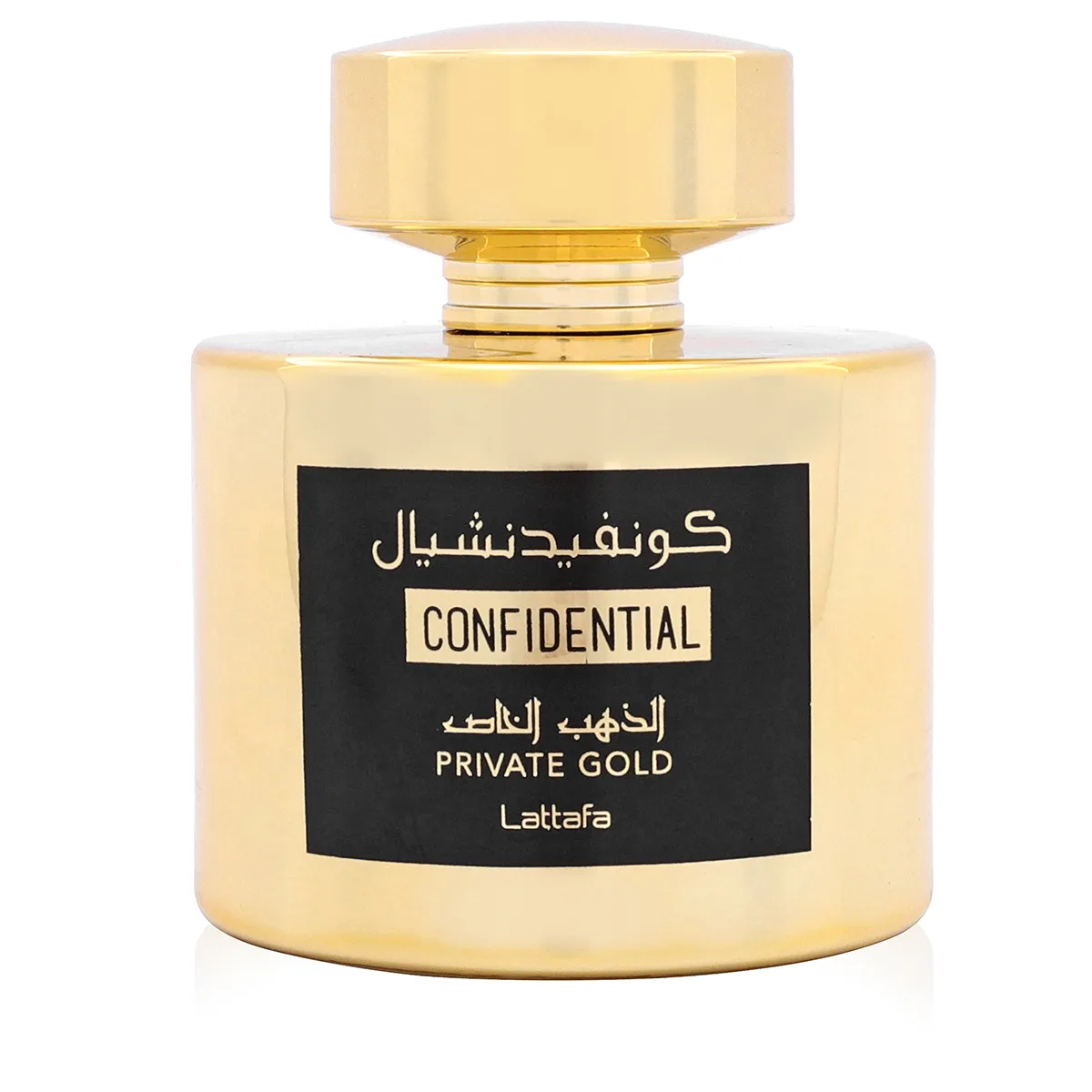 Lattafa Lattafa Confidential Private Gold EDP 100ml, vista principal.