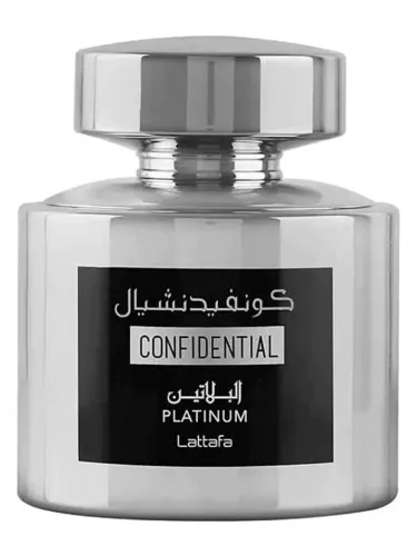 Lattafa Lattafa Confidential Platinum EDP 100ml, vista principal.