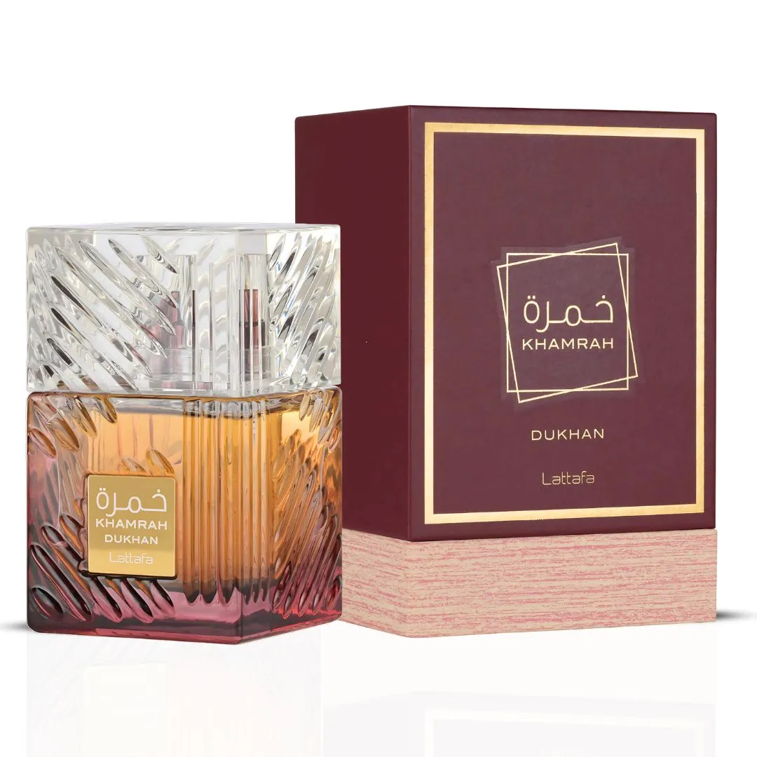 Lattafa Lattafa Khamrah Dukhan EDP 100ml, vista principal.