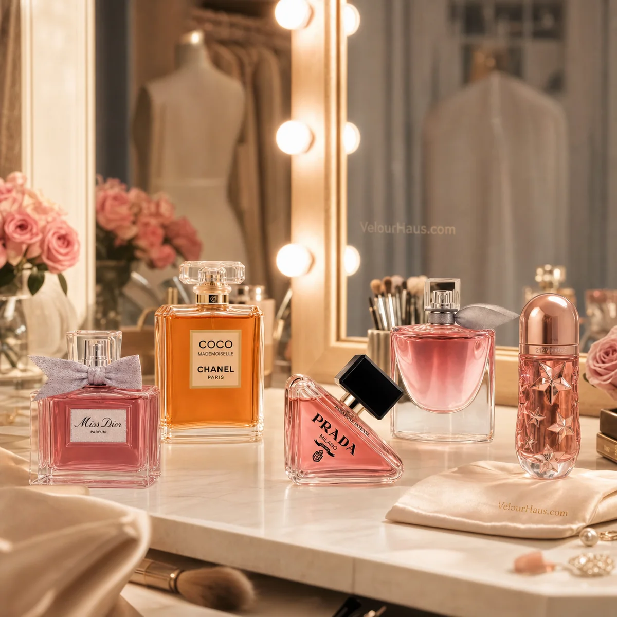 Combo Diva Diseñador: Miss Dior Parfum 2024, Coco Mademoiselle EDP Intense de Chanel y Paradoxe Intense de Prada y más. Perfumes originales en Guatemala.