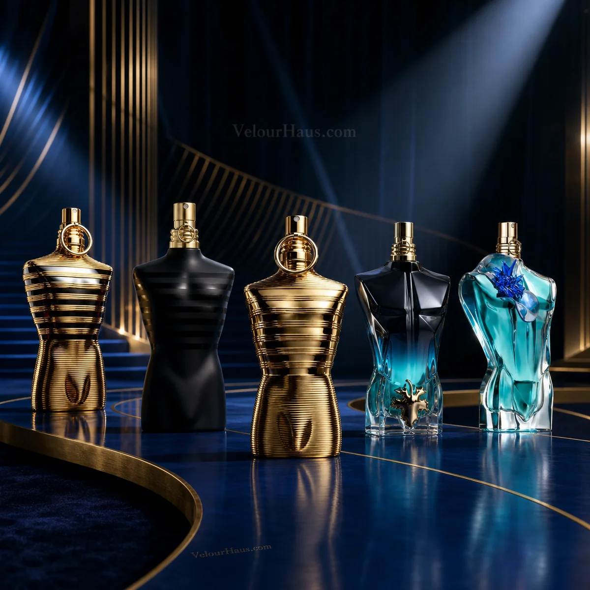 Combo El JPG: Le Male Elixir Jean Paul Gaultier, Le Male Le Parfum Jean Paul Gaultier y Le Male Elixir Absolu Jean Paul Gaultier y más. Perfumes originales en Guatemala.