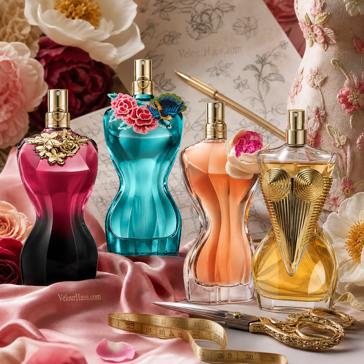 Combo La Belle Vida: La Belle Le Parfum JPG, La Belle Paradise Garden Jean Paul Gaultier y La Belle Flower Edition de Jean Paul Gaultier y más. Perfumes originales en Guatemala.