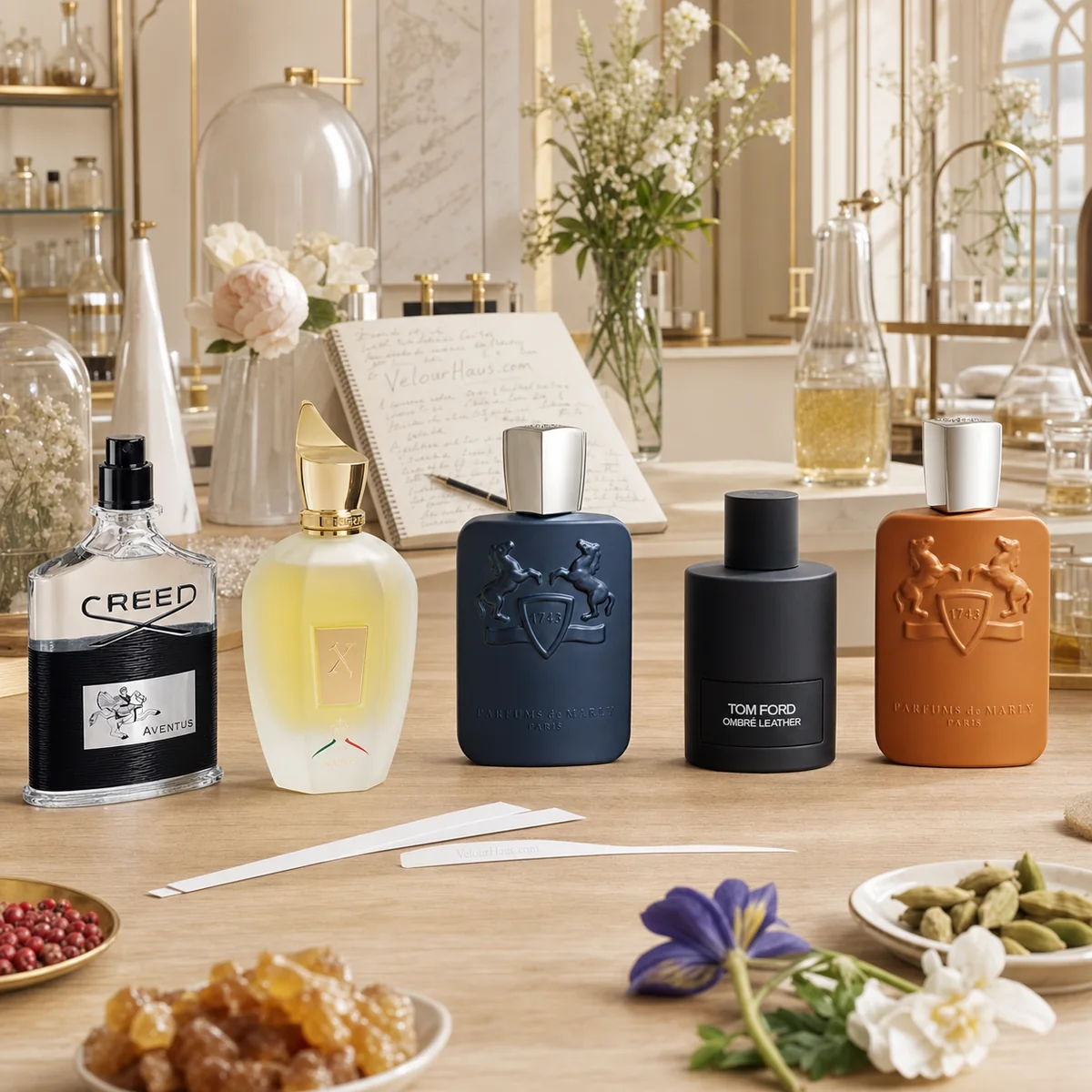 Combo Nicho Élite: Creed Aventus, Naxos Xerjoff y Layton Parfums de Marly y más. Perfumes originales en Guatemala.