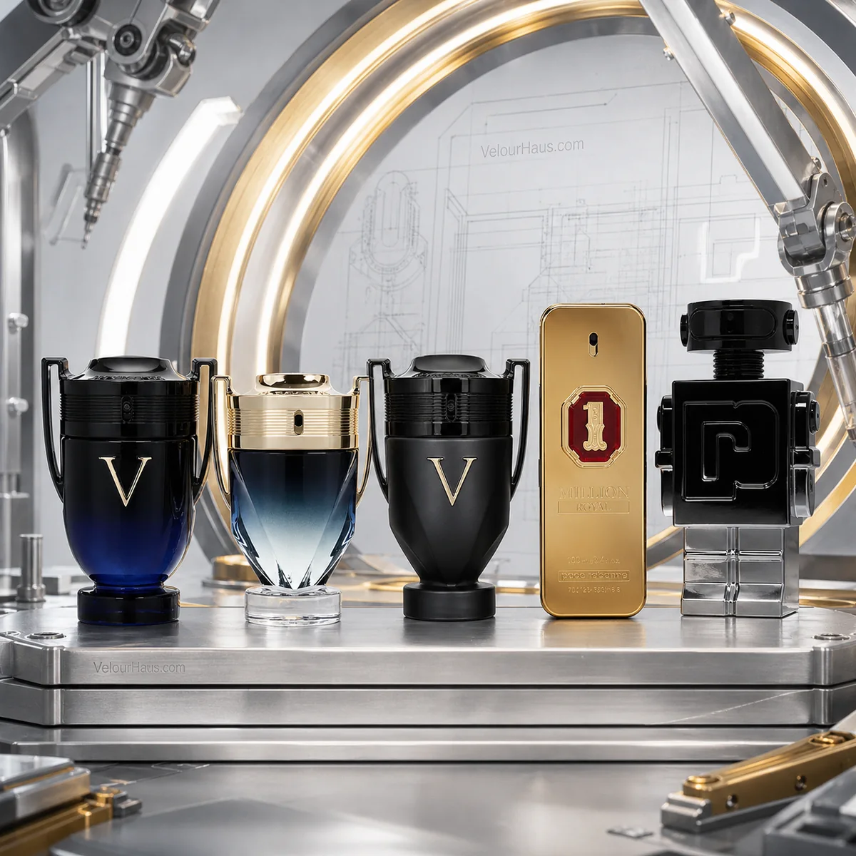 Combo Rabanne Total: Invictus Victory Elixir de Rabanne, Invictus Parfum de Rabanne y Invictus Victory Absolu de Rabanne y más. Perfumes originales en Guatemala.