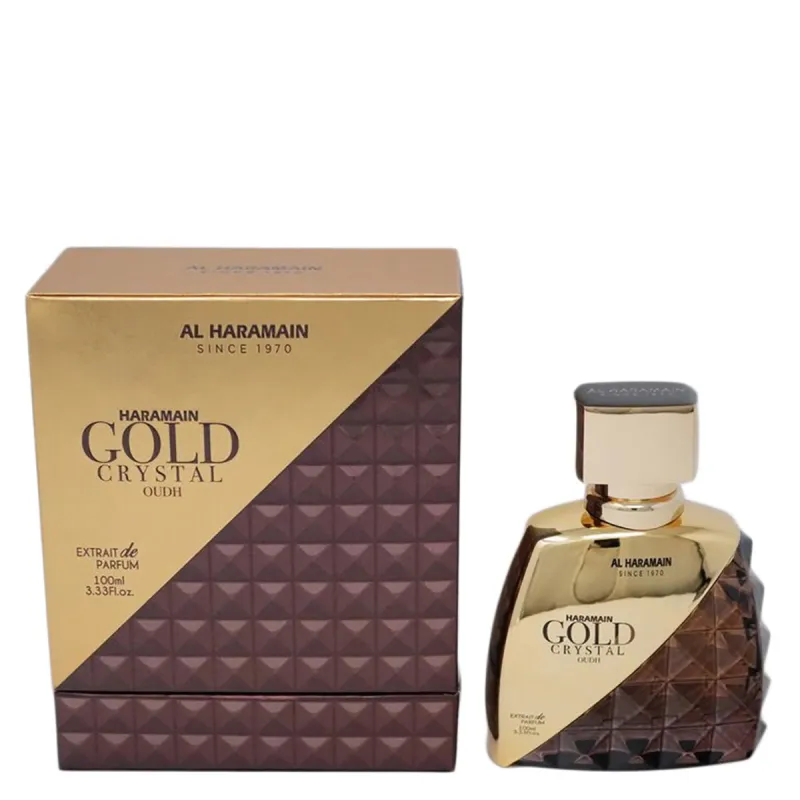 Al Haramain Gold Crystal Oudh Extrait 100ml original – VelourHaus Guatemala
