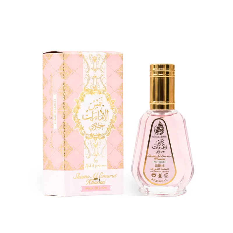 Ard Al Zaafaran Shams Al Emarati Khususi Pink Blush EDP 50ml original – VelourHaus Guatemala