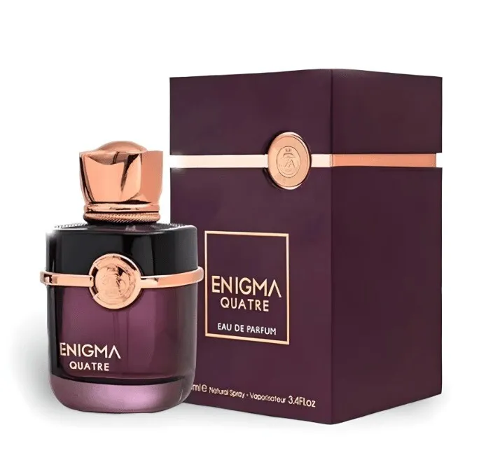 Fragrance World Enigma Quatre EDP 100ml original – VelourHaus Guatemala