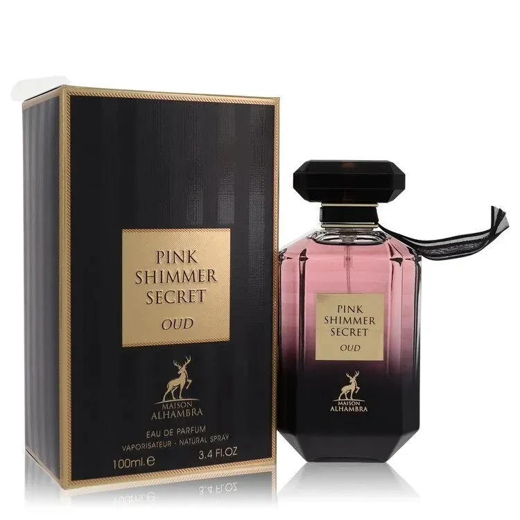 Maison Alhambra Pink Shimmer Secret Oud EDP 100ml original – VelourHaus Guatemala