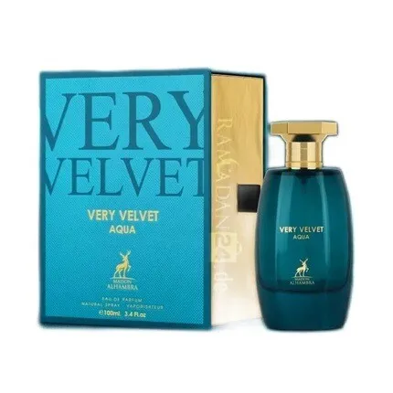 Maison Alhambra Very Velvet Aqua EDP 100ml original – VelourHaus Guatemala
