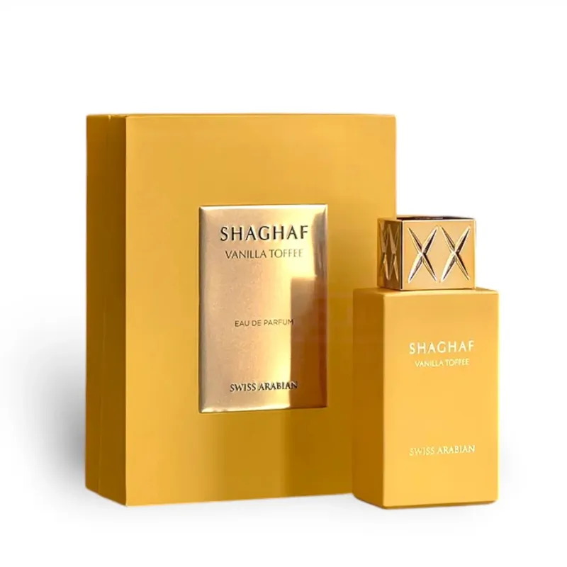 Swiss Arabian Shaghaf Vanilla Toffee EDP 75ml original – VelourHaus Guatemala